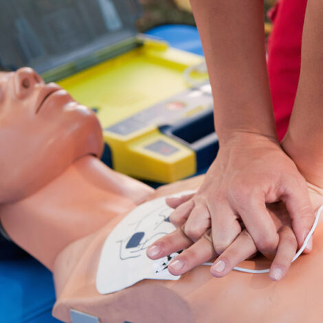 CPR on dummy